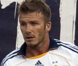David Beckham, victorieux avec les Los Angeles Galaxy le 11 août 2009