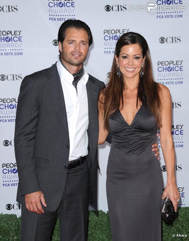 La belle Brooke Burke... au bras de son compagnon, le séduisant David Charvet. 