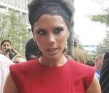 Victoria Beckham lors de son arrivée à Boston le 13/08/09 pour American Idol