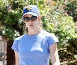 Jennifer Garner rentre de son jogging dans les collines de Brentwood