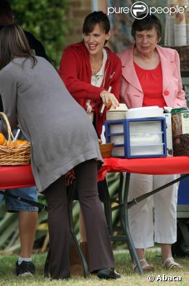 Jennifer Garner sur le tournage de Valentine's Day à Los Angeles (17 août)