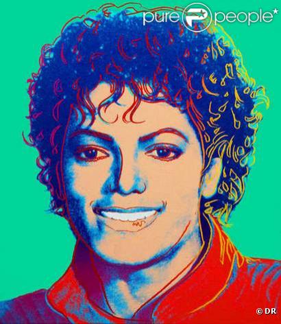 Le portrait de Michael Jackson fait par Andy Warhol en 1984 