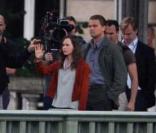 Leonardo DiCaprio en plein tournage