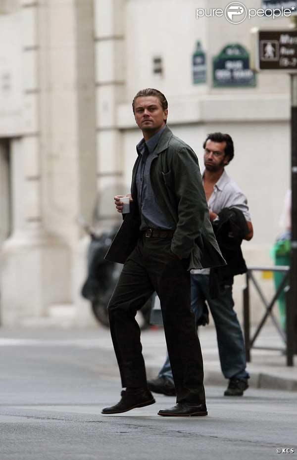 Leonardo DiCaprio en plein tournage