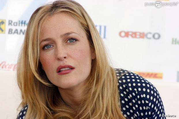Gillian Anderson le 20 août 2009 lors du Festival du film de Sarajevo