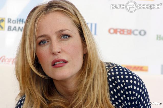 Gillian Anderson le 20 août 2009 lors du Festival du film de Sarajevo