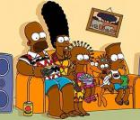  Les Simpsons  en noir !