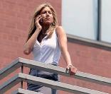 Jennifer Aniston sur le tournage de  The Bounty Hunter , à New York, le 21 août 2009 !