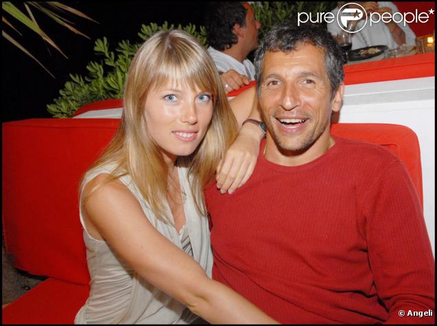 Nagui et sa compagne la comédienne Mélanie Page, maman de leurs fillettes.