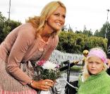 Madeleine de Suède apporte son soutien aux Maisons de Parents Ronald McDonald, le 26 août 2009 à Linkoping (Suède)