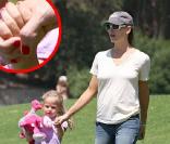 Jennifer Garner et sa fille aînée Violet (Santa Monica - 28 août 2009)