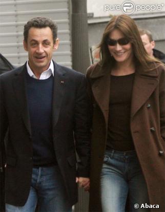 Nicolas Sarkozy et sa Première dame, Carla Bruni
