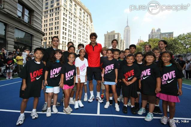 Roger Federer et sa nouvelle tenue Nike pour l'US Open