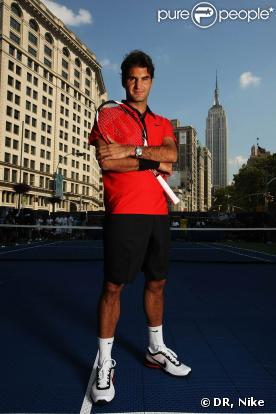 Roger Federer et sa nouvelle tenue Nike pour l'US Open