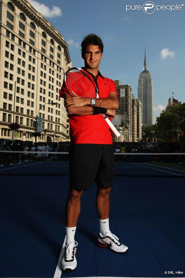 Roger Federer et sa nouvelle tenue Nike pour l'US Open