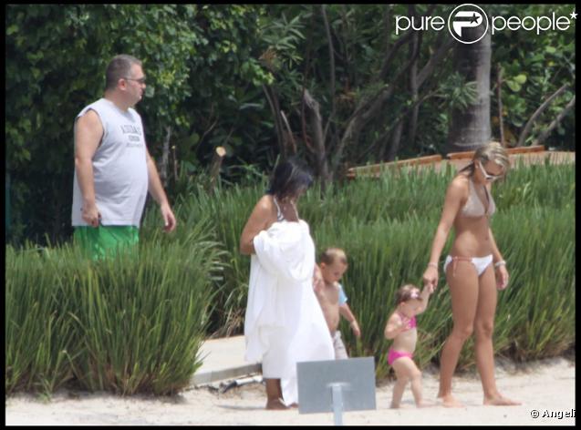Jamie Lynn Spears avec sa fille Maddie à Miami le 31 août 2009