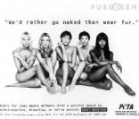 Campagne de pub PETA, datant de 1997
