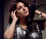 Katie Melua, égérie de la marque Eric Bompard. Saison Hiver 2009/2010