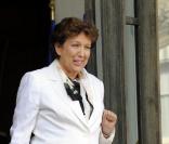 Roselyne Bachelot à la sortie du conseil des ministres en août 2008