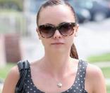 Christina Ricci, au restaurant The Gerrino, dans le quartier de West Hollywood, à Los Angeles, en septembre 2009 !