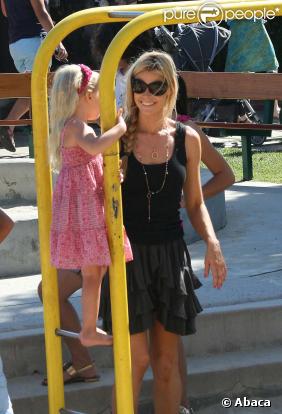 Denise Richards et ses enfants à Malibu le 5 septembre 2009