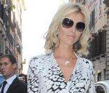 Eva Herzigova à Rome : une beauté naturelle qui a charmé les Italiens