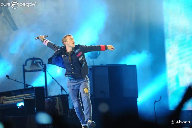 Coldplay en concert au Parc des Princes, Paris, le 7 septembre 2009