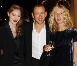 Déborah François, Dany Boon et Sandrine Kiberlain lors de l'after party, au Casino de Deauville, de la projection du film The informant, le 9 septembre 2009
