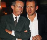 Patrice Leconte et Dany Boon lors de l'after party, au Casino de Deauville, de la projection du film The informant, le 9 septembre 2009