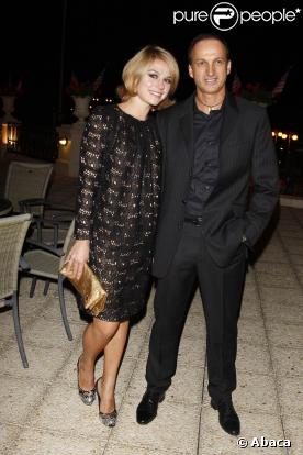 Emilie Dequenne et son nouveau compagnon lors de l'after party, au Casino de Deauville, de la projection du film The informant, le 9 septembre 2009