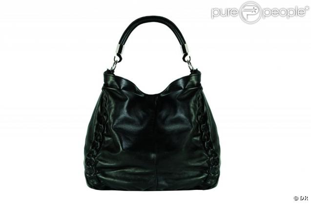 Sac Roady en cuir noir avec chaîne de métal insérée à 1395€