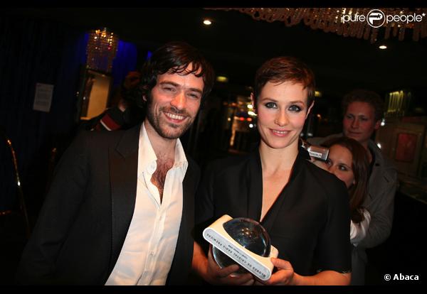 Cécile de France et Romain Duris à la cérémonie des Globes de Cristal