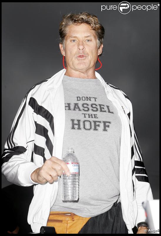David Hasselhoff au triathlon de Malibu (13 septembre 2009)