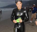 Mario Lopez lors du triathlon organisé à Malibu (13 septembre 2009)