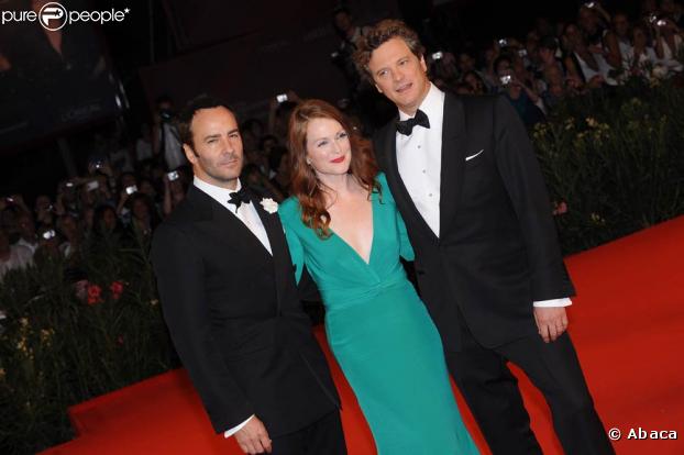 Tom Ford, Julianne Moore et Colin Firth, à la 66e Mostra de Venise, le 12 septembre 2009 !