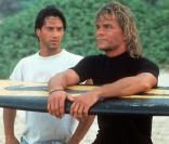 Patrick Swayze et Keanue Reeves dans Point Break 