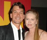 Patrick Swayze et sa femme en novembre 2007 
