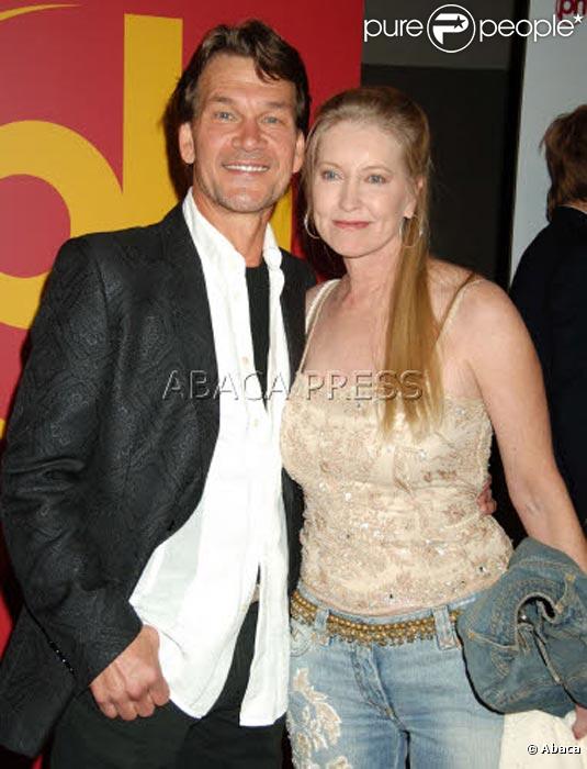 Patrick Swayze et sa femme en novembre 2007 