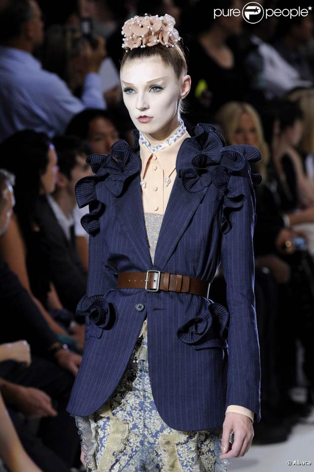 Défilé Marc Jacobs à la Fashion Week de New York, le 14 septembre 2009