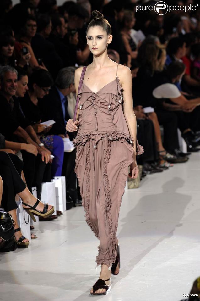 Défilé Marc Jacobs à la Fashion Week de New York, le 14 septembre 2009