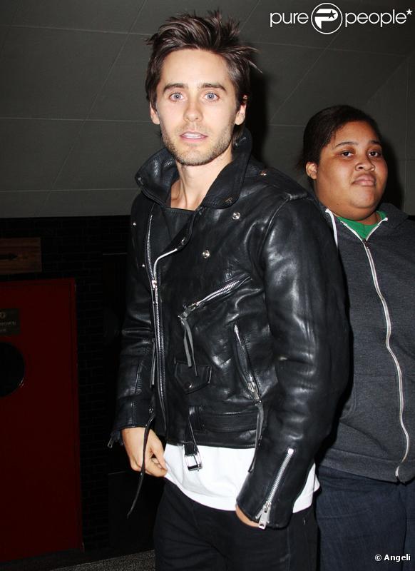 Jared Leto au défilé Marc Jacobs à la Fashion Week de New York, le 14 septembre 2009