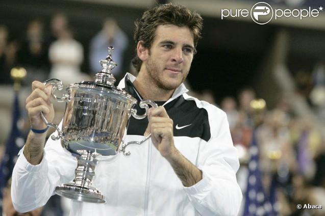 Juan Martin Del Potro s'est imposé en finale de l'US Open face à Roger Federer, à New York, le 14 septembre 2009 !