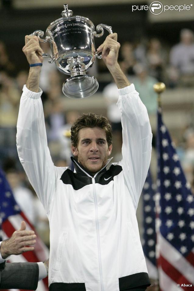 Juan Martin Del Potro s'est imposé en finale de l'US Open face à Roger Federer, à New York, le 14 septembre 2009 !