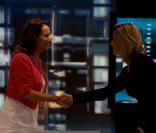 Ségolène Royal invitée de Laurence Ferrari au journal de 20 heures de TF1, le 15 septembre 2009