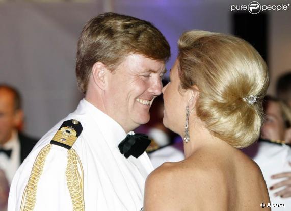 Maxima des Pays-Bas et son mari Willem-Alexander lors de leur visite commémorative de cinq jours (8-13 septembre 2009) à New York
