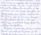 Photographie de la lettre adressée par Jean-Pierre Treiber au magazine  Marianne 