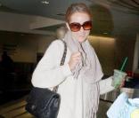 Lauren Conrad arrive à l\'aéroport de L.A, elle rentre de New York. 18/09/09