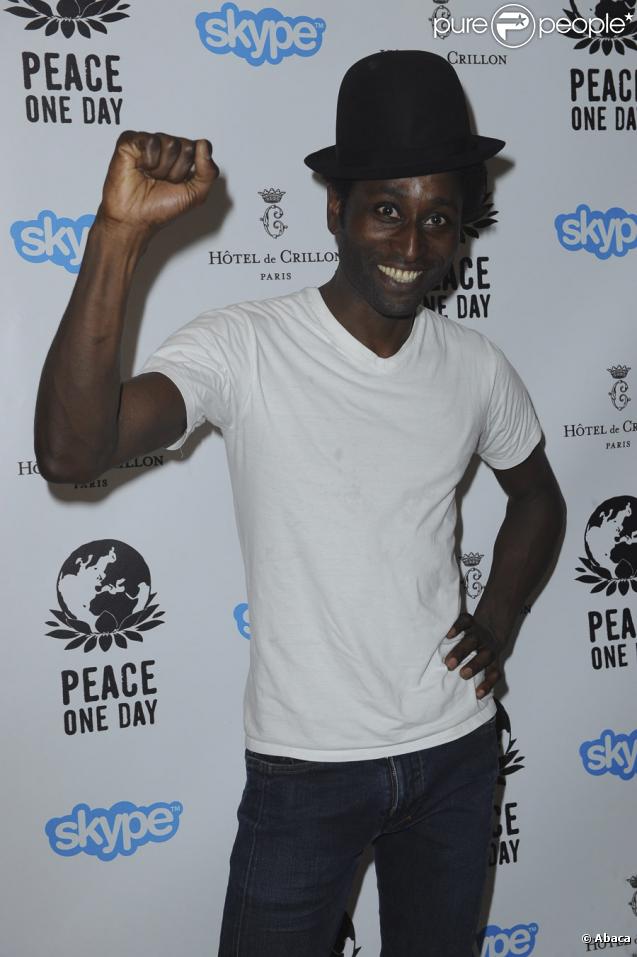 Keziah Jones lors du concert-événement Peace One Day à Paris le 19 septembre 2009
