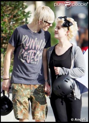 Kelly Osbourne et son amoureux Luke Worrall passent de superbes moments à Hollywood. 19/09/09