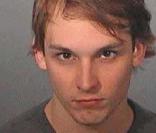 Mugshot de Nick Prugo, suspect dans le cambriolage du domicile de Lindsay Lohan